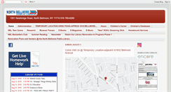 Desktop Screenshot of northbellmorelibrary.org